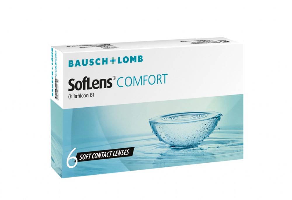 Soflens comfort σφαιρικοί φακοί επαφής μηνιαίας αντικατάστασης  6 τεμάχια : 1