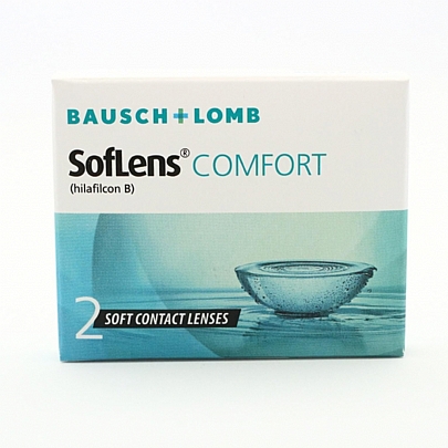 Soflens comfort spherical contact lenses monthly replacement 2 pieces