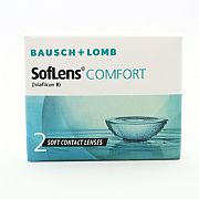 Soflens comfort σφαιρικοί φακοί επαφής μηνιαίας αντικατάστασης  2 τεμάχια : 1