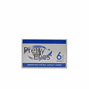 Pretty eyes σφαιρικοί φακοί επαφής μηνιαίας αντικατάστασης 6 τεμάχια : 1